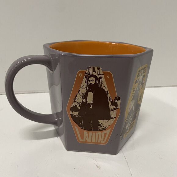Star Wars Mug Han Solo Disney Parks Lando Chewbacca QI'RA Ceramic Coffee Tea Cup - Picture 4 of 6